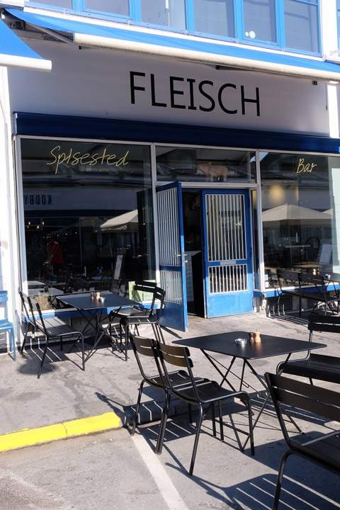 Fleisch i Kødbyen i København.