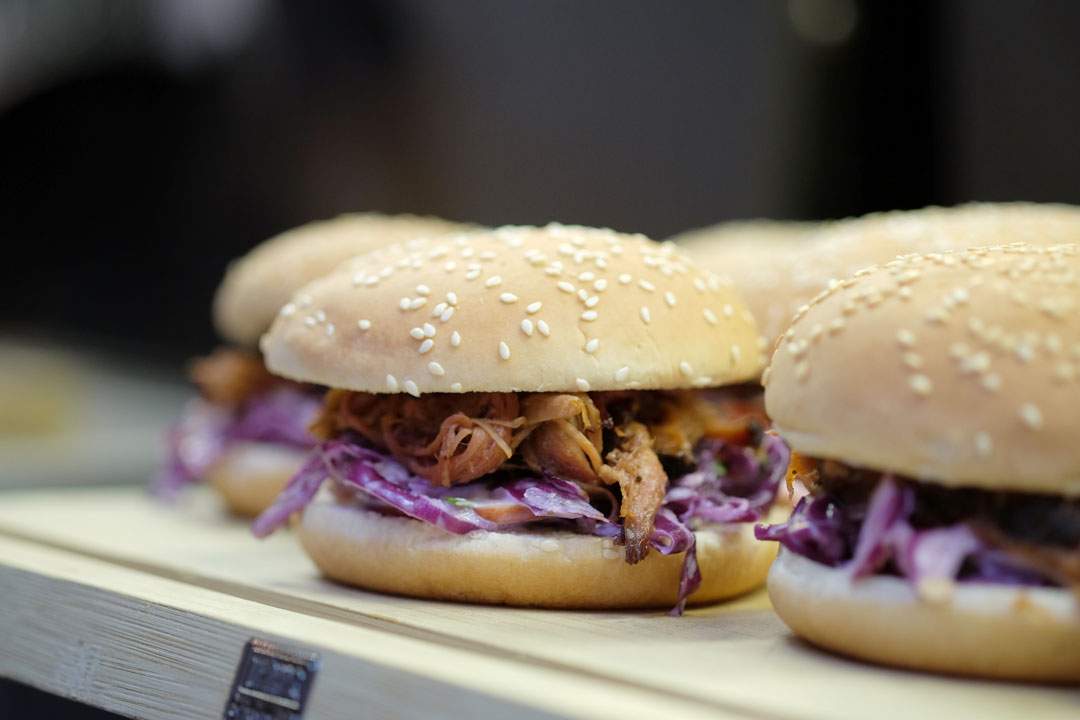 Pulled Pork slider. Fremdeles fryktelig godt og fremdeles populært så det holder.