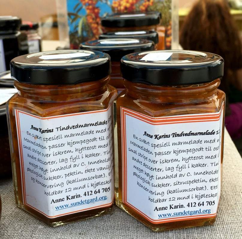 Norsk tindved-marmelade.