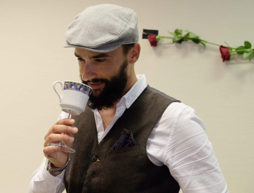 Hendrik's-folka kjører stil. Elsker tekopp-glasset.