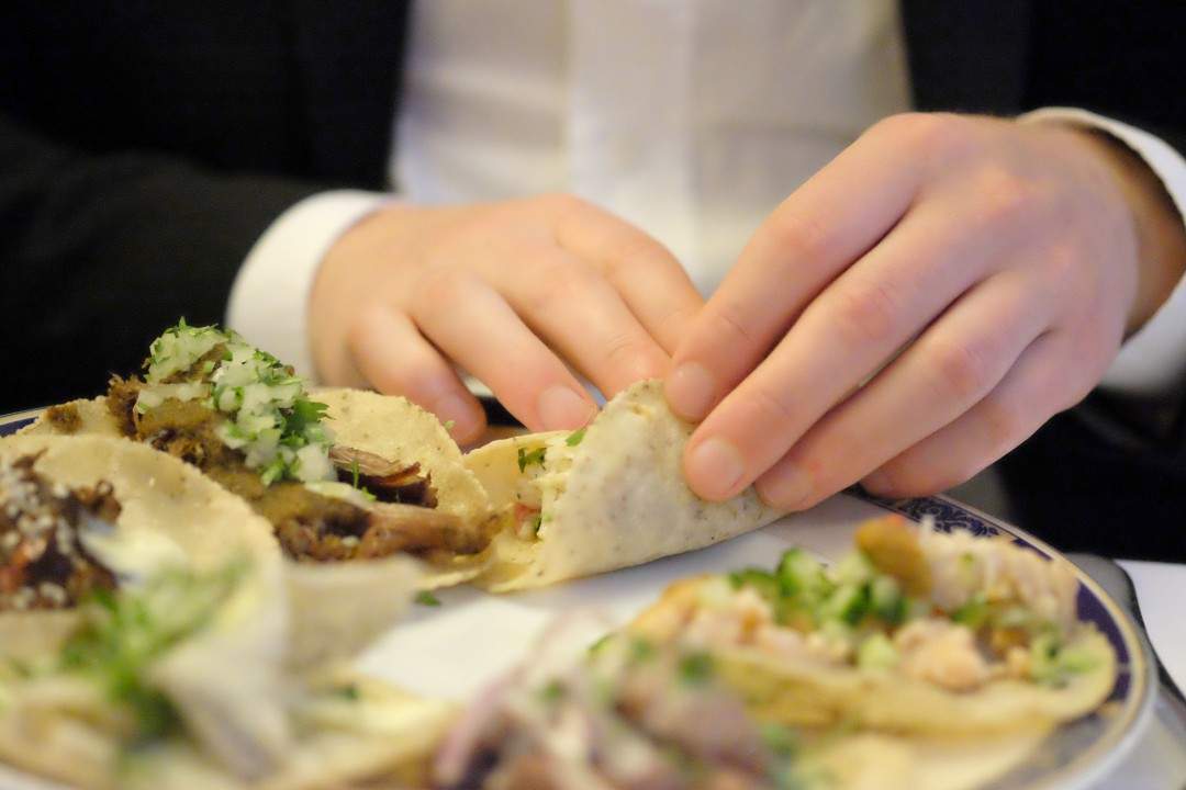 Let's fold and eat!