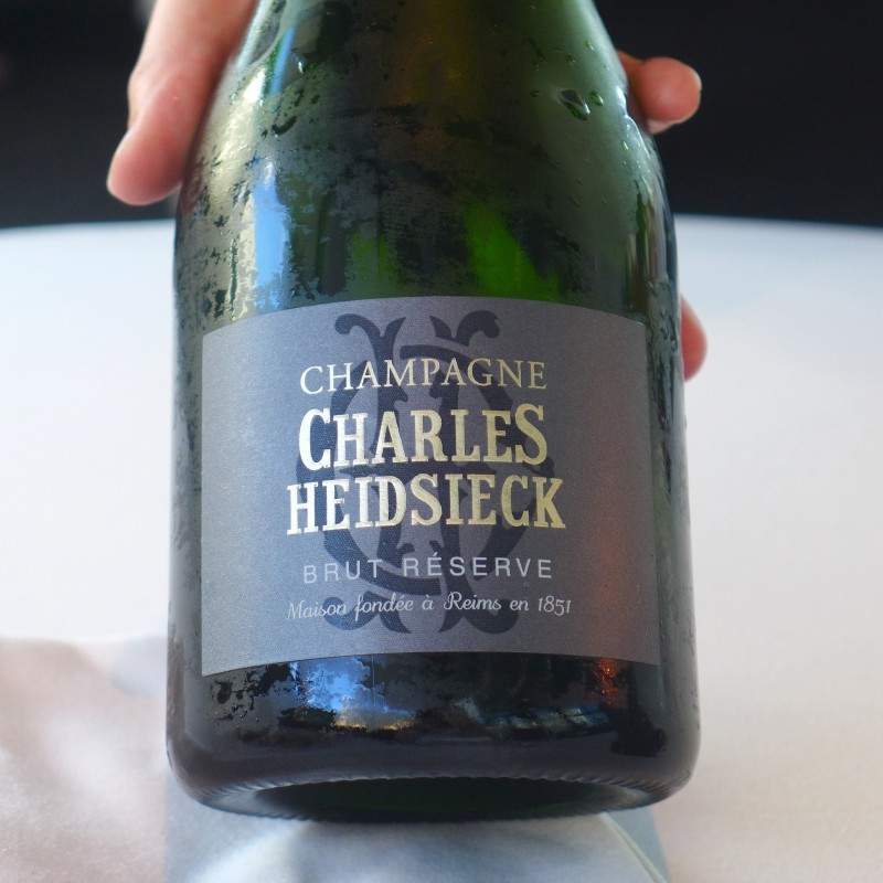 Brut Rèserve, Charles Heidsieck Champagne.