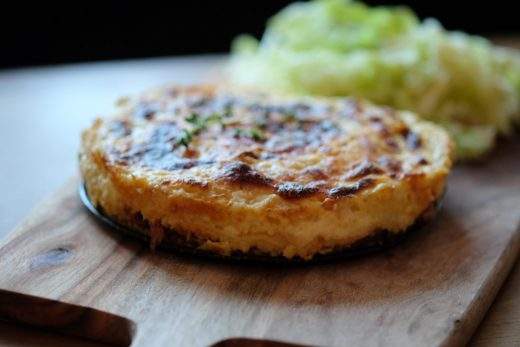 Lasagne med kantareller og pancetta