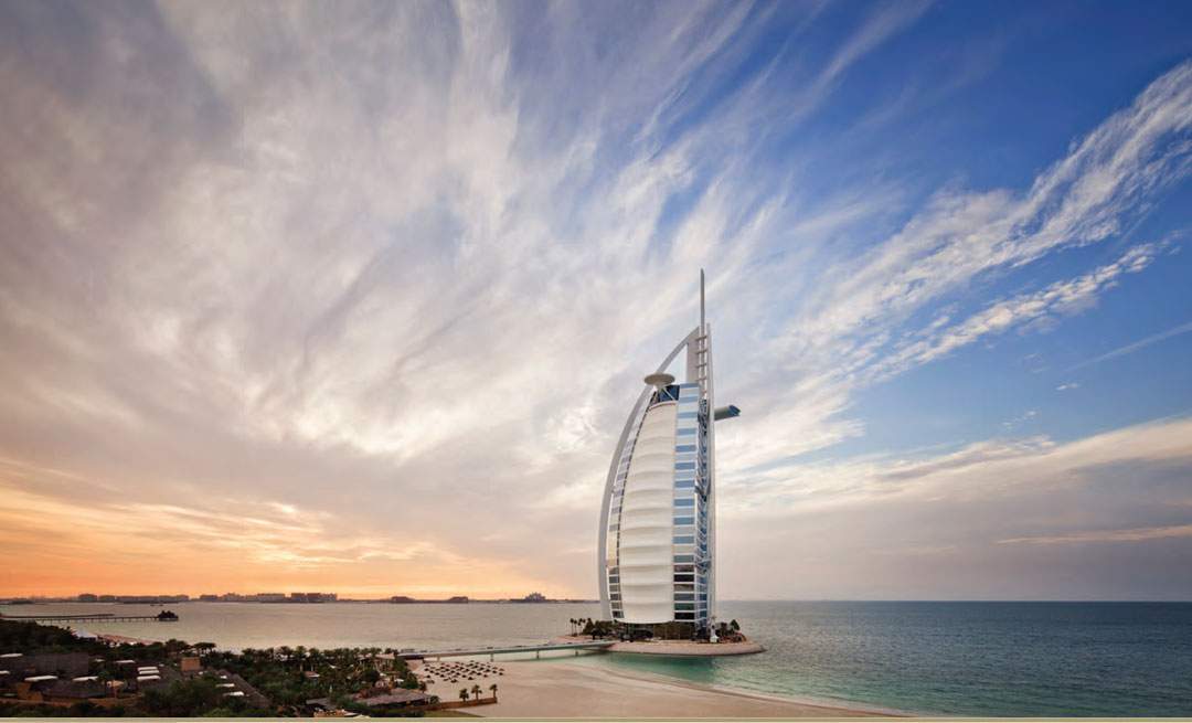 "Seilet" Burj Al Arab i Dubai.