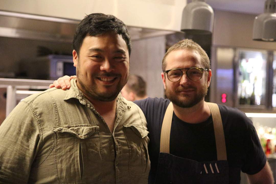 David Chang og Clayton Wells. Foto: Erik Valebrokk. David Chang og Clayton Wells. Foto: Erik Valebrokk.