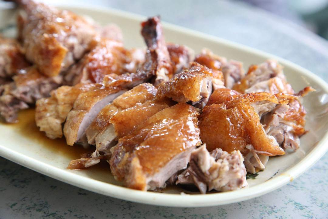 Crispy duck i Chinatown i Adelaide. Foto: Helle Øder Valebrokk. Crispy duck i Chinatown i Adelaide. Foto: Helle Øder Valebrokk.