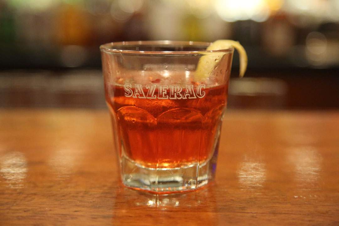Sazerac på The Sazerac Bar i New Orleans.