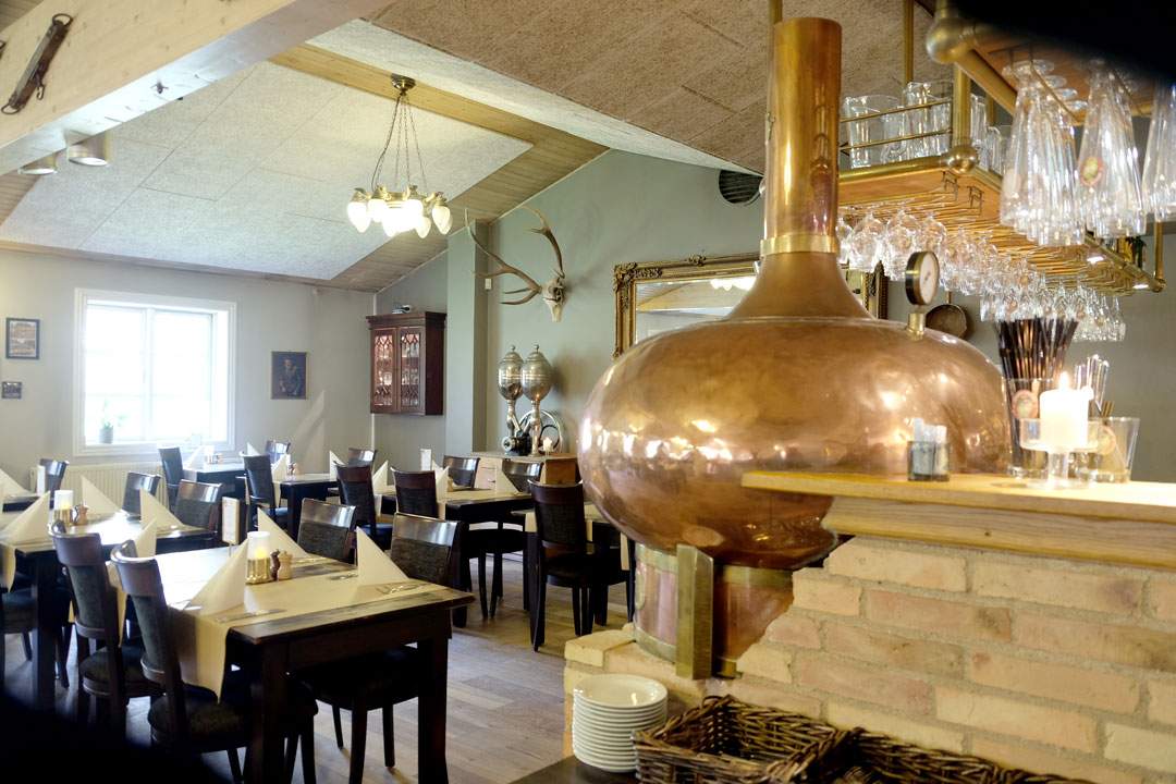 Restaurantdelen av bryggeriet.