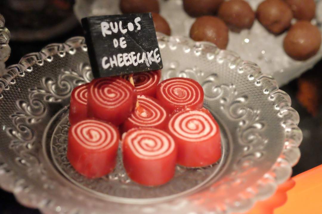 Ostekake-godterier.