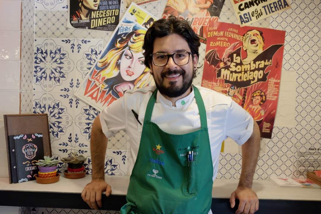 Kjøkkensjef og parter hos Nino Viejo, Paco Mendez.