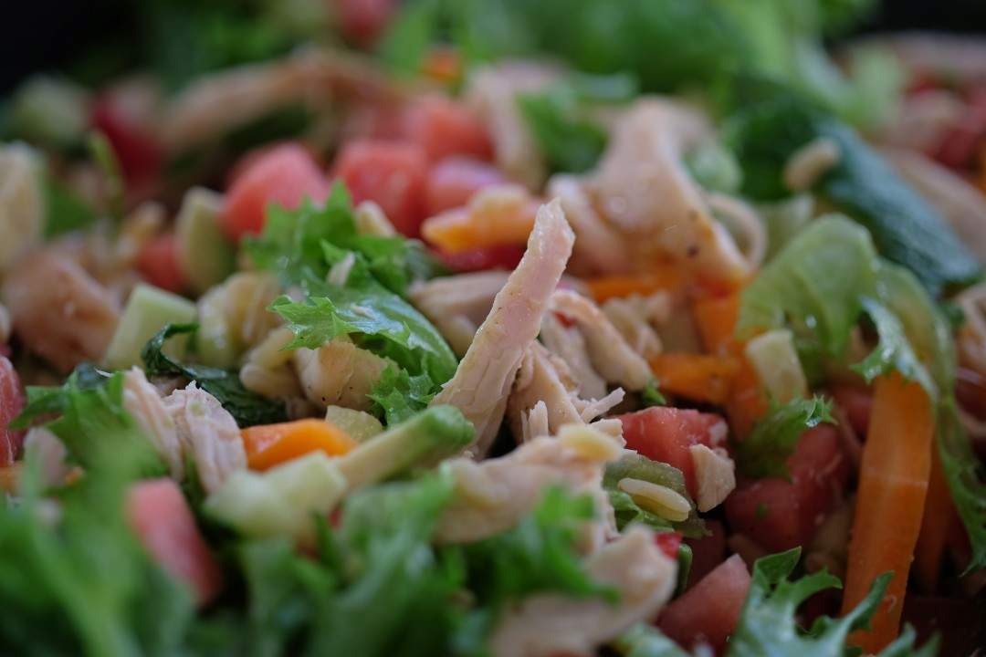 Deilig sommersalat.