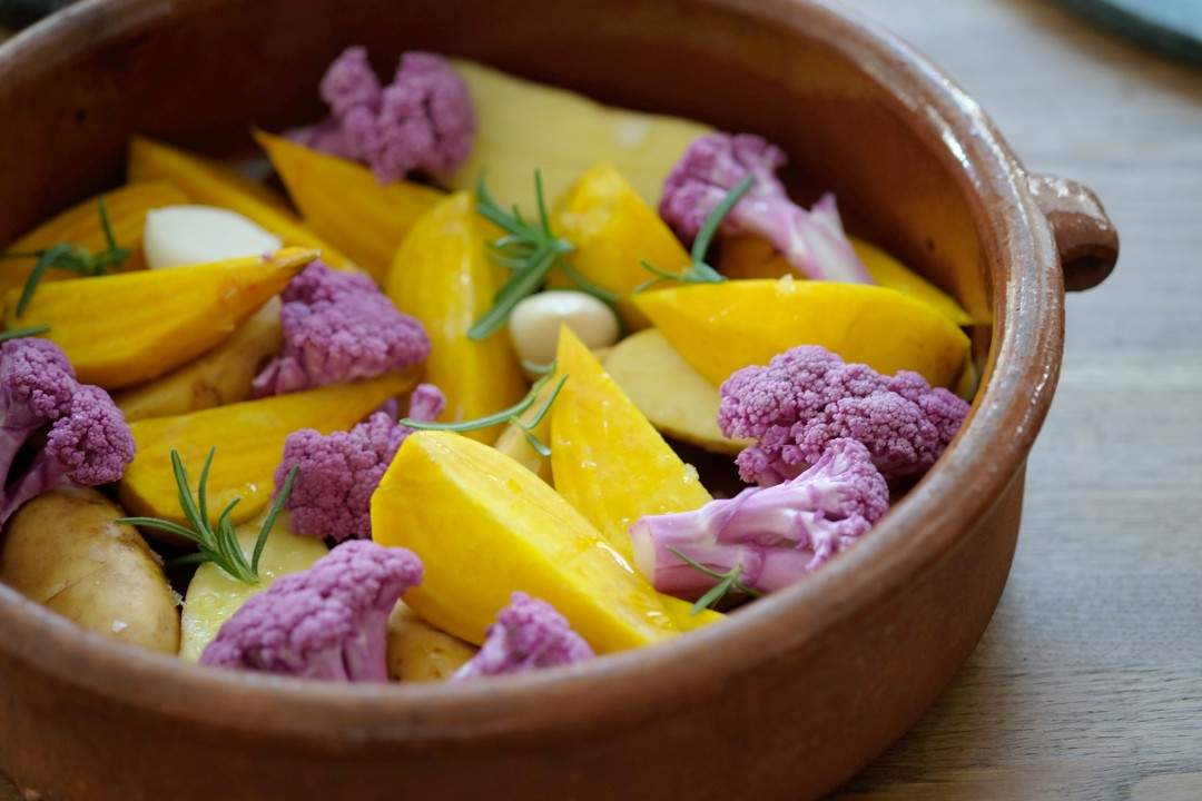Klar for ovnen. Vakker, ikke sant?