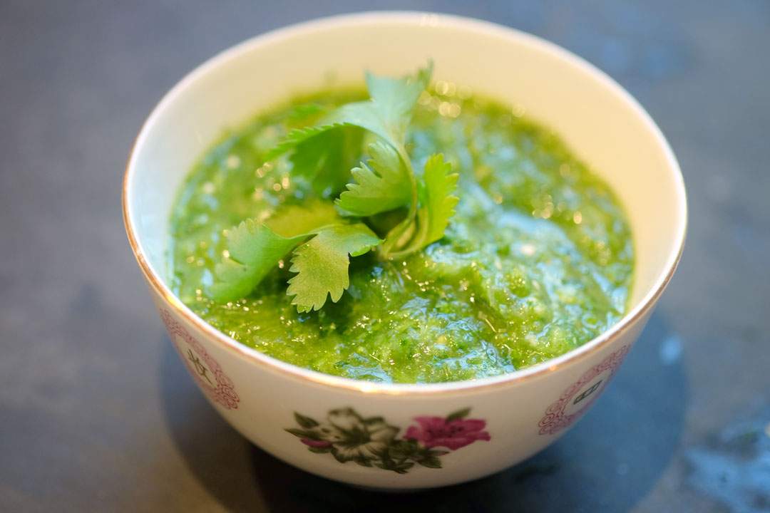 Salsa verde.