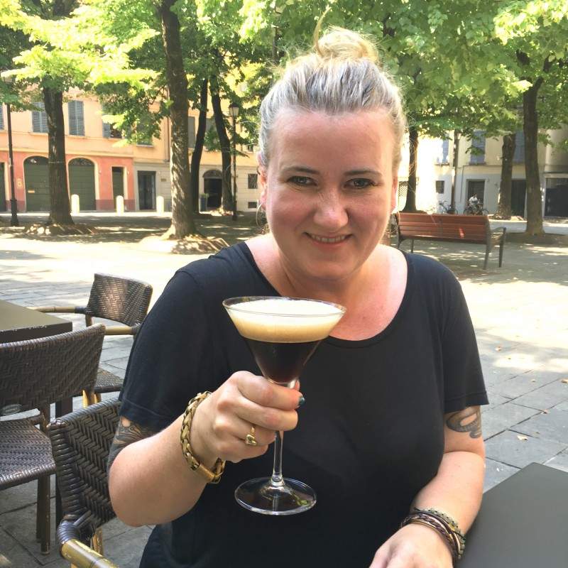 En Caffè Shakerato på Caffé Fontanesi i Reggio Emilia. Beste i by'n!