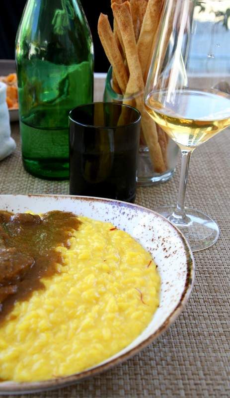 Eriks nydelige risotto med ossobuco.