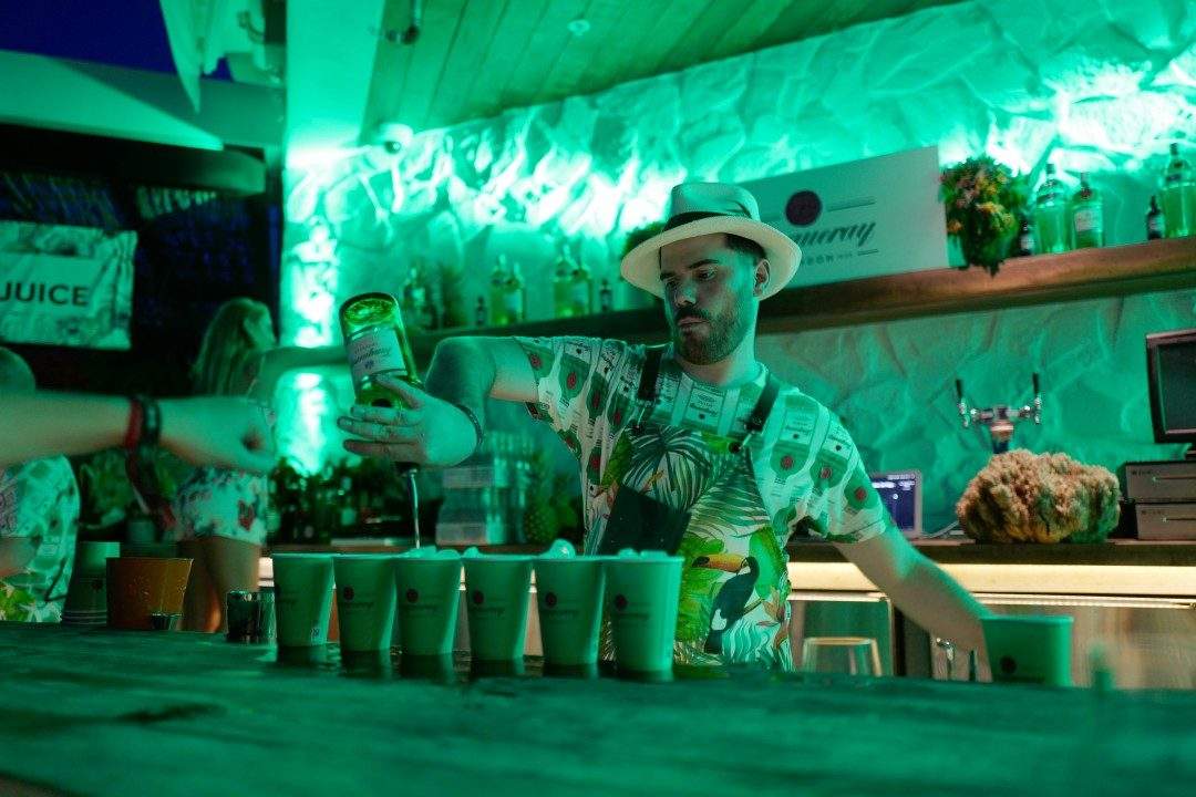 Jack Sotti fra Australia havnet blant Top 6 i Cape Town i fjor. I år var han i Miami og mikset drinker for oss.