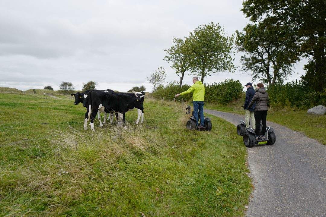 Segway på krigsmarkene.