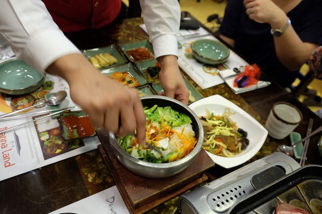 Bibimbap (foto:Helle Øder Valebrokk) Bibimbap (foto:Helle Øder Valebrokk)