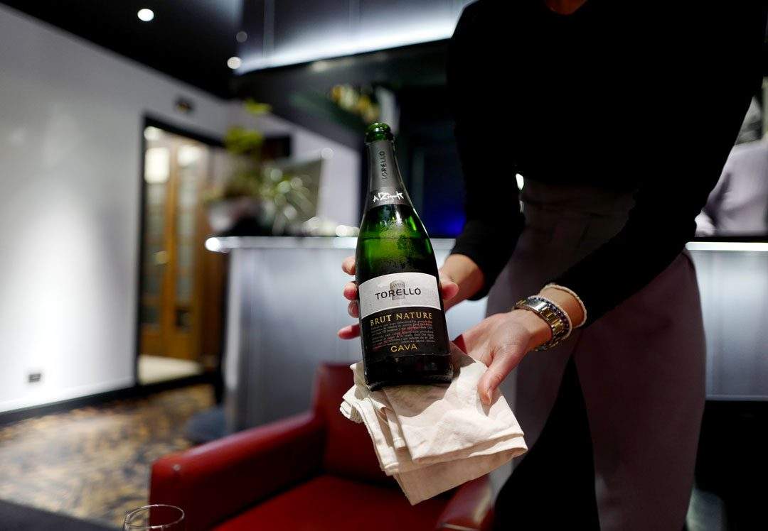 Husets egen cava.
