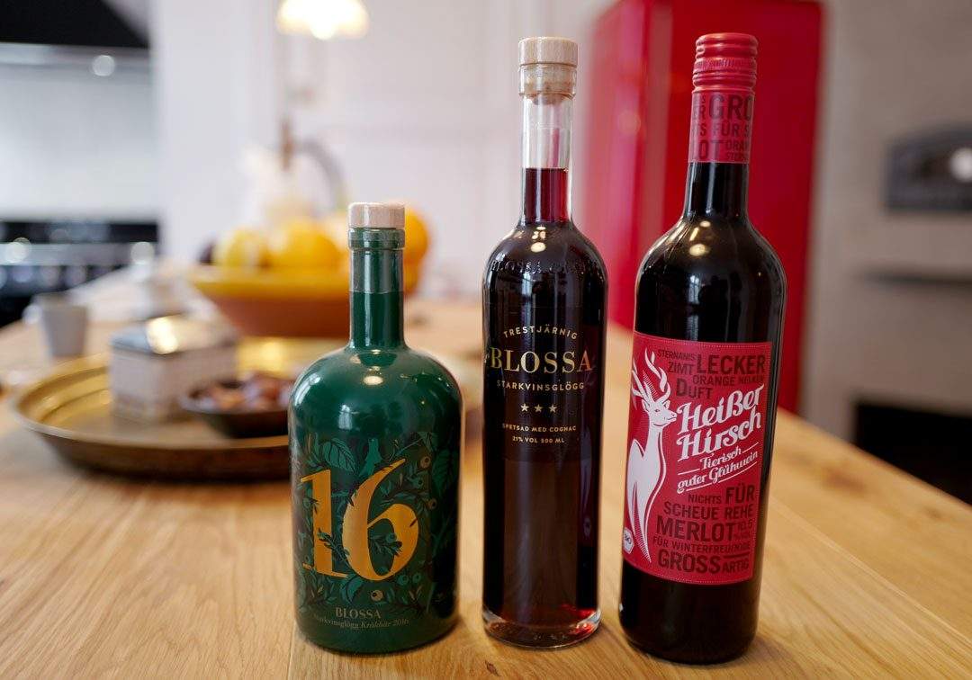 Nå er det snart jul! Blossa 16, Blossa gløgg og Heisser Hirsch Glühwein.